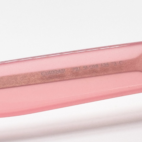 NEW CELINE CL40243I 72J SUNGLASSES GEOMETRIC PINK GREY WOMEN CELINE EYEWEAR - Picture 9 of 10